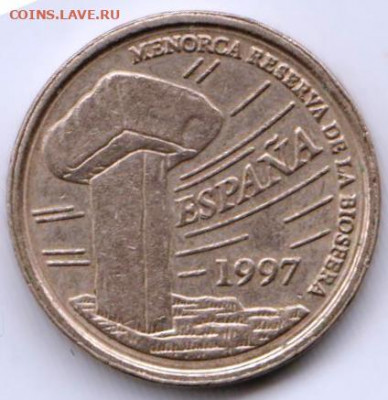 ИСПАНИЯ 5 песет 1997 г. до 12.12.21 г. в 23.00 - 018