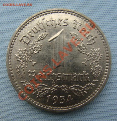 - Германия 1 марка 1934 A - до 08.11.11 в 22.00 М - Coin1198(1)