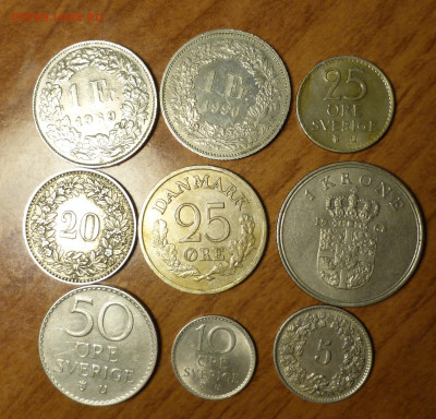 Европа, 1930-90 гг., (5 стран, 15 шт.) с 200р. - P1060127.JPG