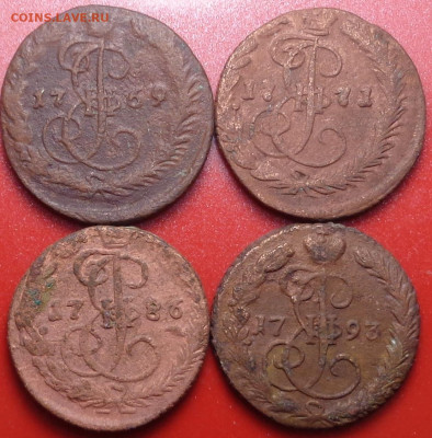 Деньга 1769,1771,1786,1793 года ( 4 шт.). До 09.12.2021 - DSC09476.JPG