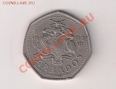 барбадос 1 доллар Летучая рыба 1994 до 10.11.11 - барб2