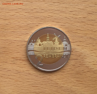 биметалл Нидерланды 2 Рембрандта 2006 400 лет художнику - IMG_2177.JPG