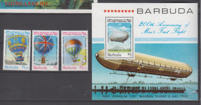 Барбуда 1983 3м+блок ** до 14 12 - 3д
