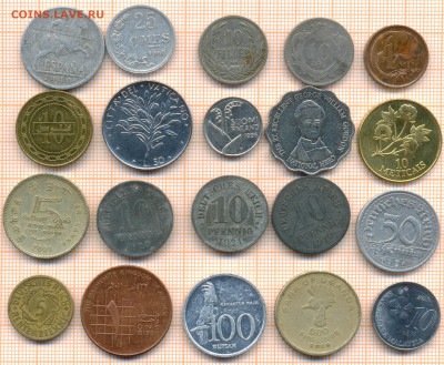 монеты разные 20 штук 9 от 5 руб. фикс цена - лист 9 001