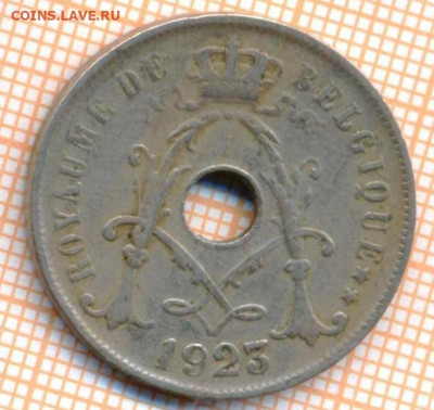 Бельгия 25 сантимов 1923 г., до  14.12.2021 г. 22.00 по Мос - Бельгия 25 сантимов 1923 3759