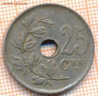 Бельгия 25 сантимов 1923 г., до  14.12.2021 г. 22.00 по Мос - Бельгия 25 сантимов 1923 3759а