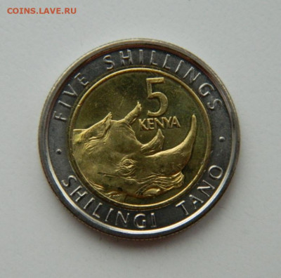 Кения 5 шиллингов 2018 г. (БИМ) Фауна до 14.12.21 - DSCN1968.JPG