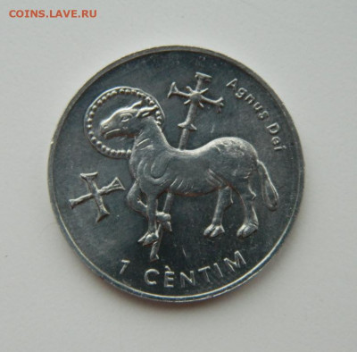 Андорра 1 сантим 2002 г. (Юбилейная)  до 14.12.21 - DSCN1928.JPG