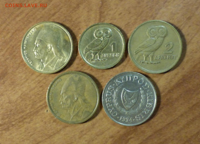 Греция, Кипр. 11 монет второй половины ХХ в. - P1060147.JPG