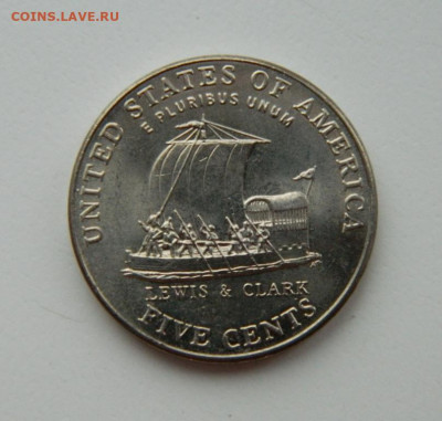 США 5 центов 2004 г. (Юбилейная) Лодка до 14.12.21 - DSCN1908.JPG