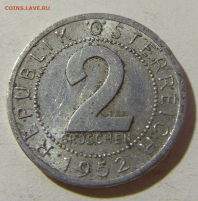 2 гроша 1952 Австрия №2 13.12.2021 22:00 МСК - CIMG2121.JPG