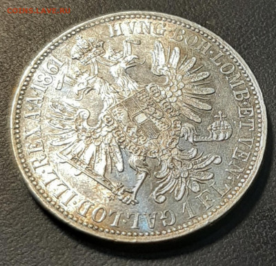 Австрия 1 флррин 1861 - 20211209_010004