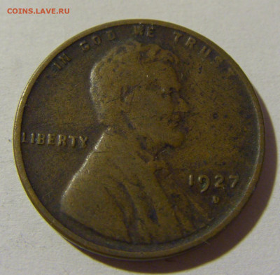 1 цент 1927 США №1 14.12.2021 22:00 МСК - CIMG2931.JPG
