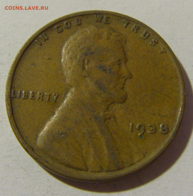 1 цент 1938 США №1 14.12.2021 22:00 МСК - CIMG2947.JPG