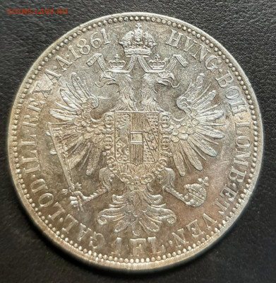 Австрия 1 флорин 1861 до 15.12.21 - 20211209_005838