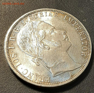 Австрия 1 флорин 1861 до 15.12.21 - 20211209_010050