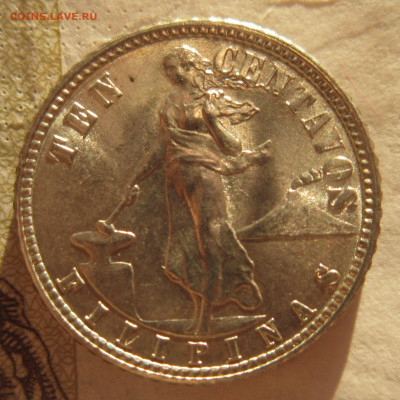 Американские Филиппины 10 сентаво 1944 D. До 15.12 - IMG_2082.JPG