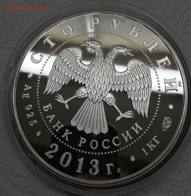 100 рублей 2013 Динамо 1 кг Ag до 21.30 МСК 17.12.21 - IMG_7285