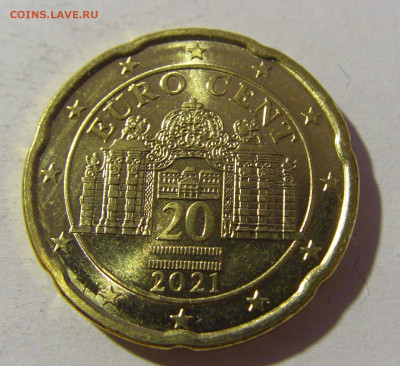 20 евроцентов 2021 Австрия №1 15.12.21 22:00 М - CIMG3195.JPG