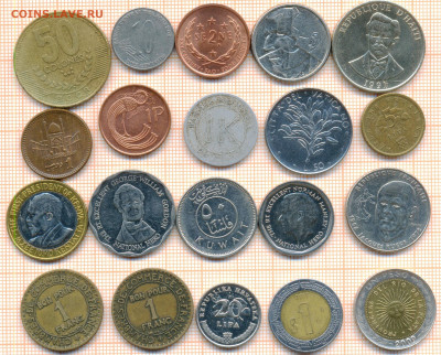 монеты разные 20 штук 1 от 5 руб. фикс цена - лист 1 001