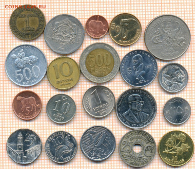 монеты разные 20 штук 3 от 5 руб. фикс цена - лист 3 001