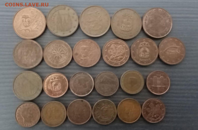 23 монеты евро центов разные  до 19.12.21 в 22:00 по мск - 67649904-7B44-464A-9565-3730F1C376DD