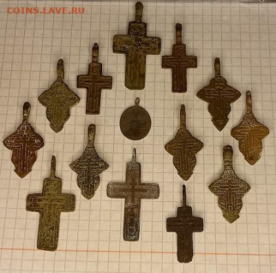 13 крестиков+образок(медь) XVIII-IXX в. до 19.12.2021г - 20211214_194641