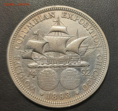 США, пол доллара, Колумб 1893 до 18.12.21 - 20211129_230301