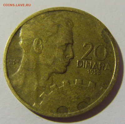 20 динар 1955 Югославия №1 20.12.21 22:00 М - CIMG4865.JPG