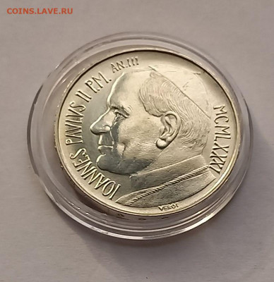 Ватикан 500 лир 1981. Серебро. Тираж - 170 000 шт. - 8