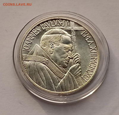 Ватикан 500 лир 1991. Серебро. Тираж - 40 000 шт. - 8