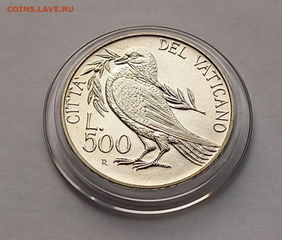 Ватикан 500 лир 1993. Серебро. Тираж - 32 000 шт. - 4