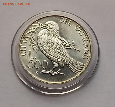 Ватикан 500 лир 1993. Серебро. Тираж - 32 000 шт. - 3