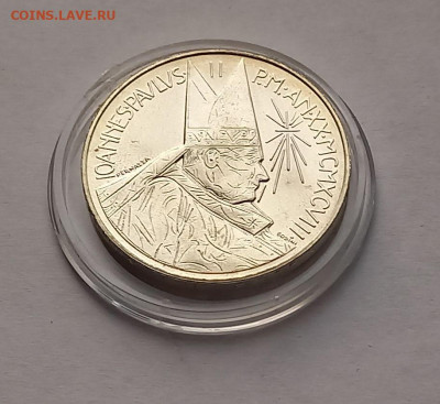 Ватикан 500 лир 1998 Серебро. Тираж - 18 000 шт. - 6