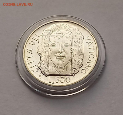 Ватикан 500 лир 1998 Серебро. Тираж - 18 000 шт. - 3