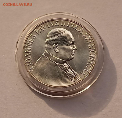 Ватикан 500 лир 1999. Серебро. Тираж - 17 000 шт. - 4