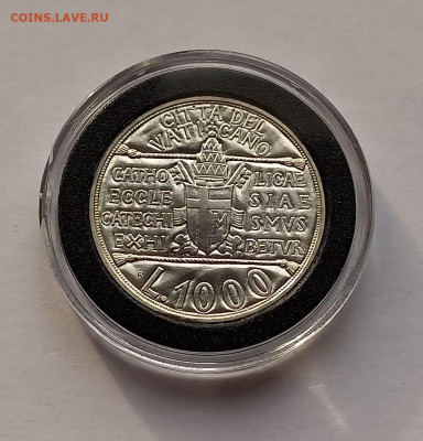 Ватикан 1000 лир 1993. Серебро. Тираж - 41 000 шт. - 5