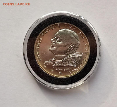 Ватикан 1000 лир 1995. Серебро. Тираж - 32 000 шт. - 8