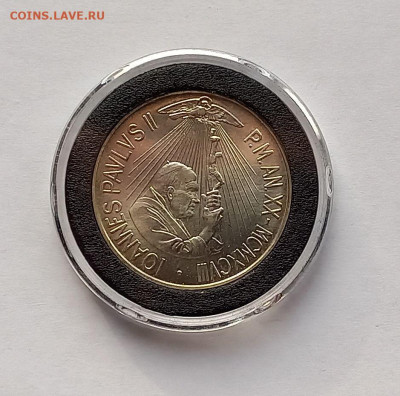 Ватикан 1000 лир 1998. Серебро. Тираж - 28 500 шт. - 8