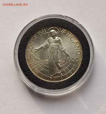 Ватикан 1000 лир 1998. Серебро. Тираж - 28 500 шт. - 3