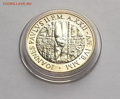 Ватикан 1000 лир 2000. Серебро. Тираж - 28 500 шт. - 4