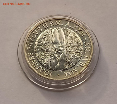 Ватикан 1000 лир 2000. Серебро. Тираж - 28 500 шт. - 2