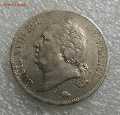 Королевство Франция. Людовик XVIII. 5 ФРАНКОВ 1819 года. - 5ФР19 (2).JPG
