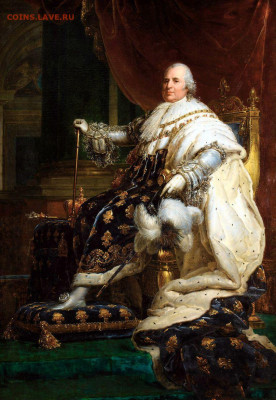 Королевство Франция. Людовик XVIII. 5 ФРАНКОВ 1819 года. - 5ФР19