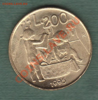 Сан Марино, 200 Лир 1995 (08.11) - s22