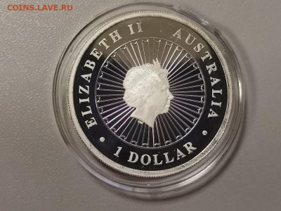 1дол 2012 Австралия - Коала. Опал, серебро. Ag999, до 26.12 - Z Коала-2