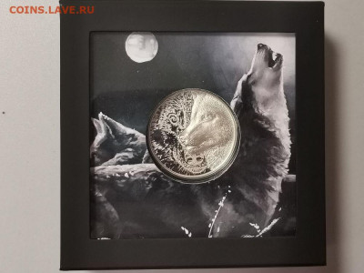 500 тугр 2021 Монголия - Мистический волк, серебро, до 26.12 - Z Мистический волк-1