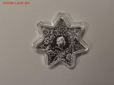 2 доллара 2012 Ниуэ - Рождеств. звезда, серебро, до 26.12 - Z Рожд звезда-3