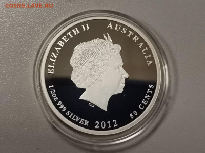 50 центов 2012 Австралия- Рыба-хирург, серебро, до 26.12 - Z Рыба-Хирург-2