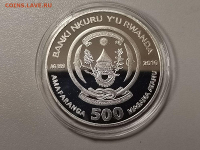 500 франков 2010 Руанда- Черепаха Ag999, до 26.12 - Z Рыба-черепаха-2